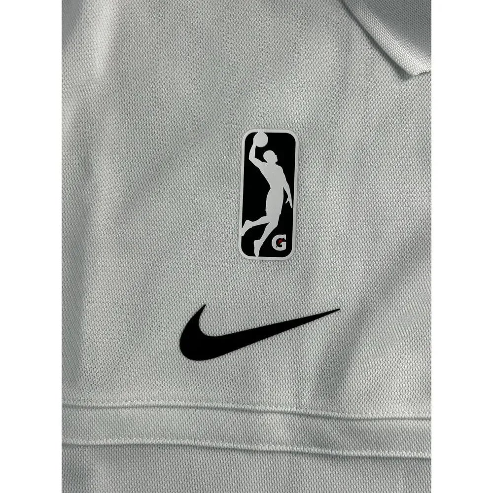 Nike Stockton Kings G League White Basketball Polo Shirt Men’s Small NWT